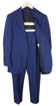 SUITSUPPLY Lazio Men's UK38L Navy Slim Fit Pure Wool 2-Piece Suit