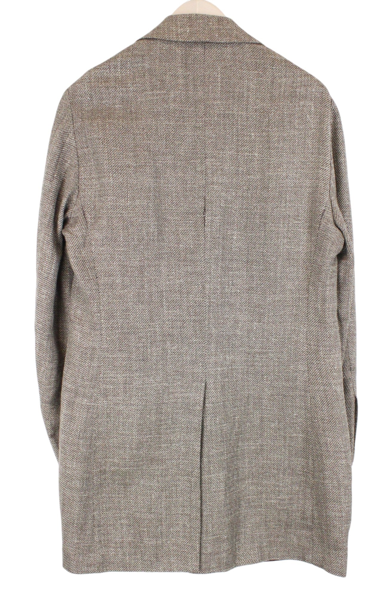 SUITSUPPLY Vicenza Coat Mens UK38R Wool Linen Silk  Brown Lined Classic