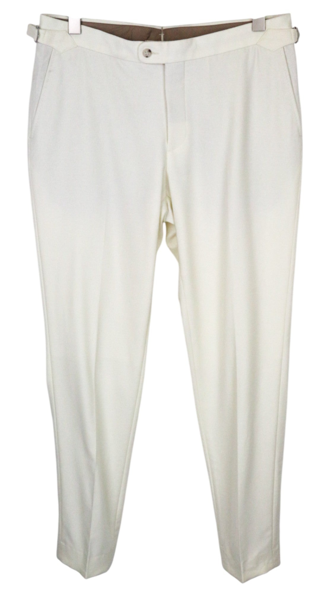 SUITSUPPLY Havana Men's Suit UK40R Off-White Slim Wool Single-Breasted 2-Piece