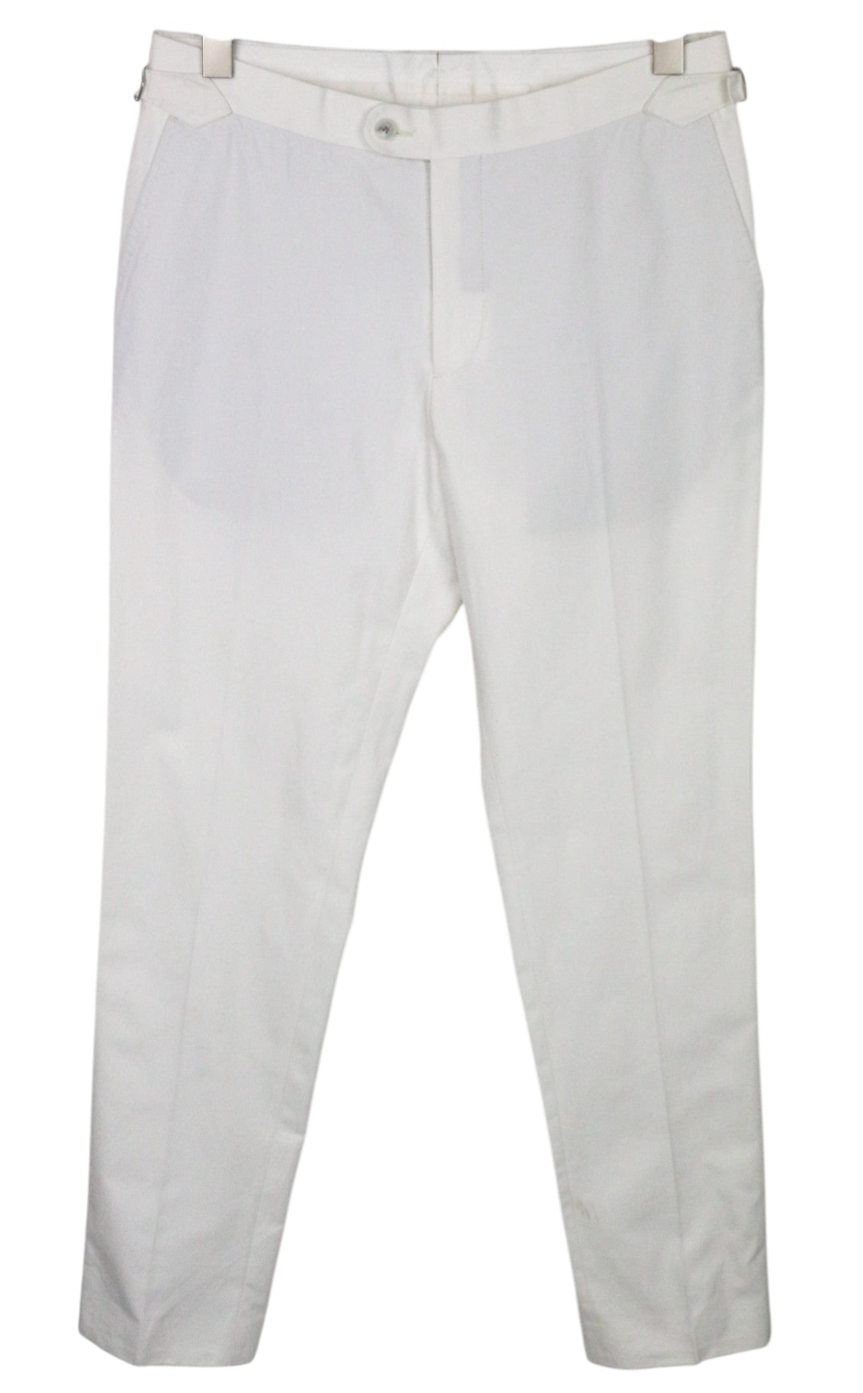 SUITSUPPLY Havana Men's Suit UK38R Off-White Slim Cotton Single-Breasted 2Piece