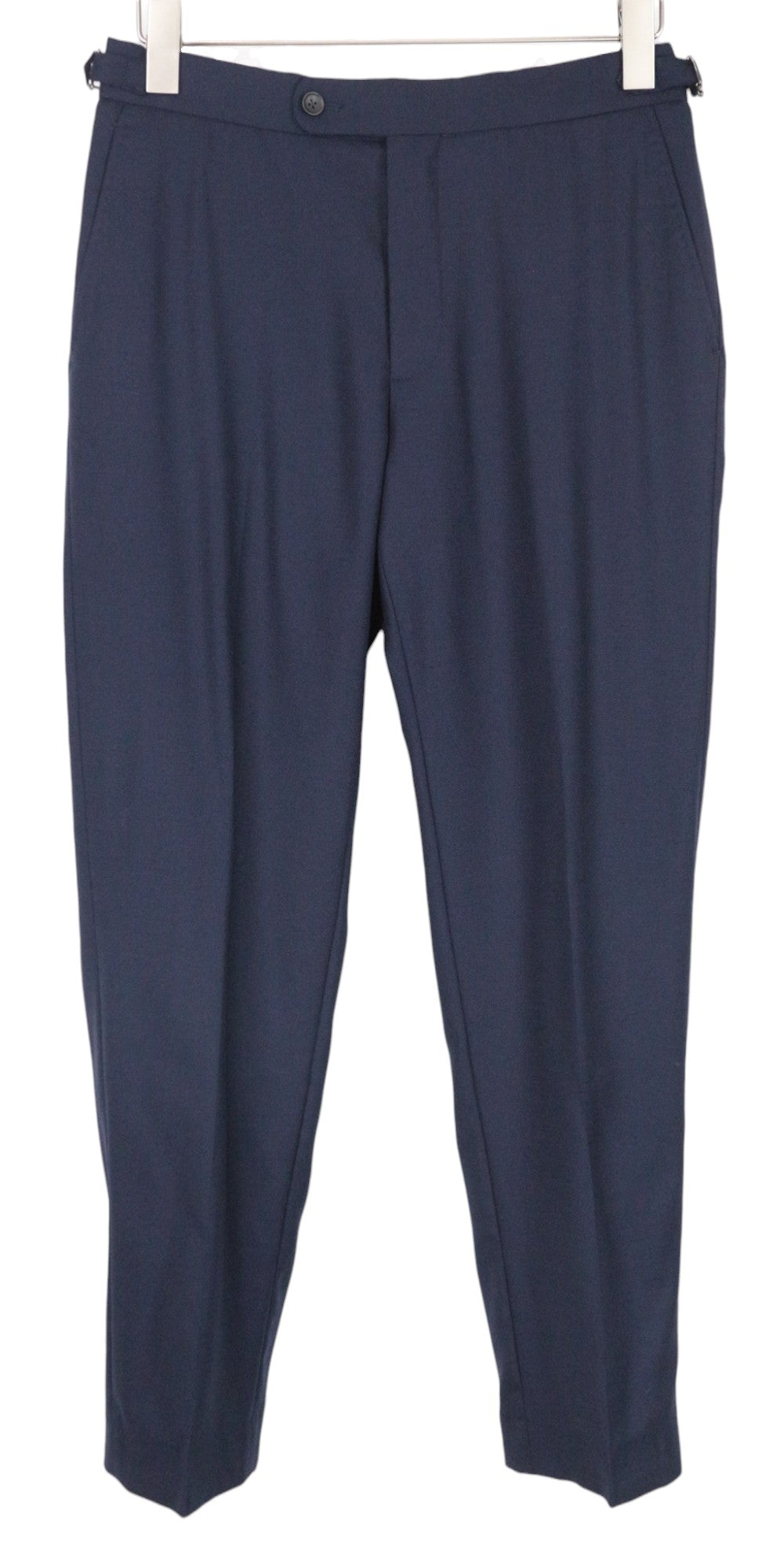 SUITSUPPLY Havana Patch Men's Suit UK36R Wool Blue 2-Piece Slim Unlined