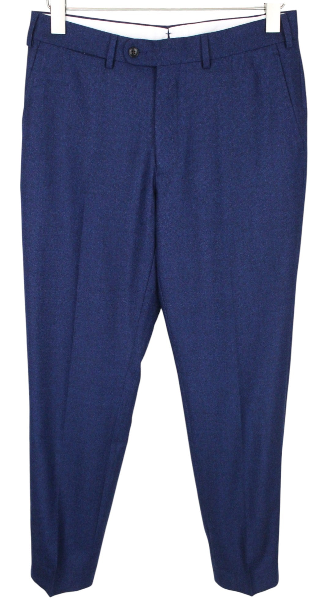 SUITSUPPLY Lazio Men's Suit UK38R Super 120s Blue Wool Slim 2-Piece Fit