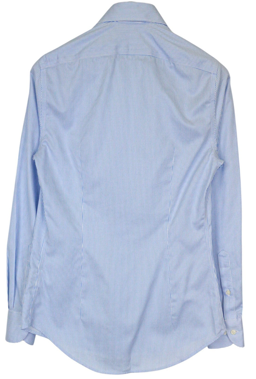 SUITSUPPLY Traveller Men's Formal Shirt 36/14 Extra Slim Blue Cotton Striped