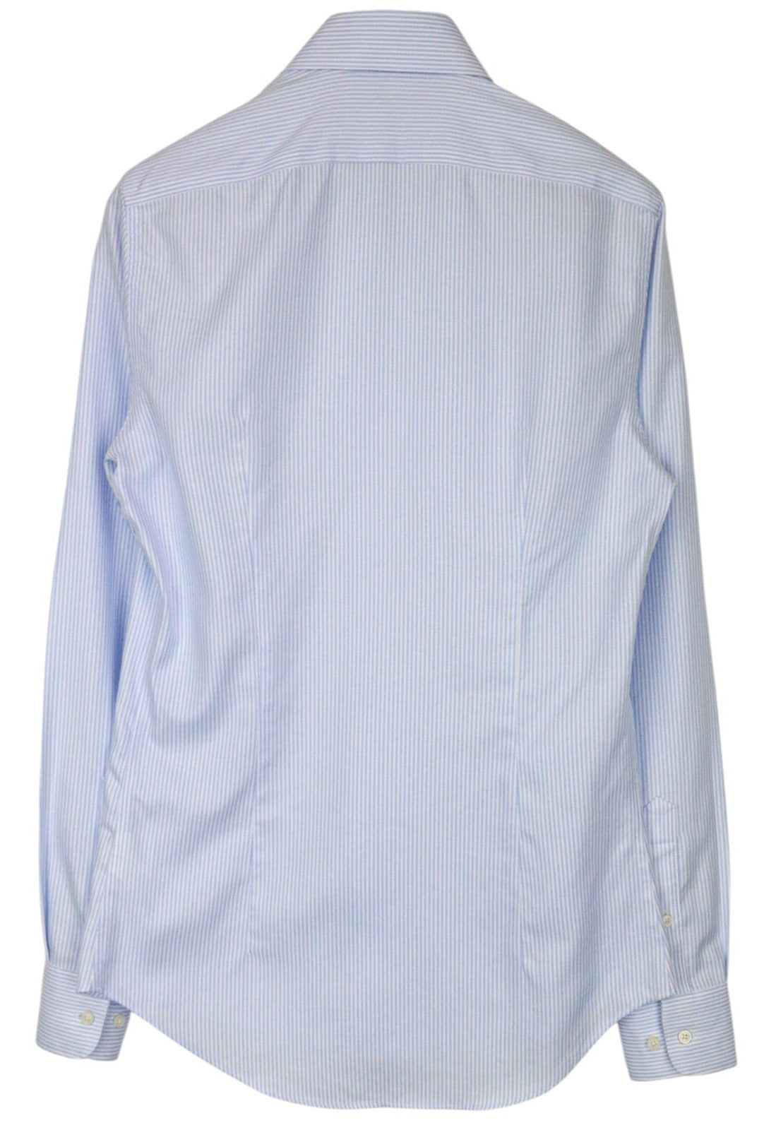 SUITSUPPLY Men's Formal Shirt 38L/15L Extra Slim Blue Cotton Striped