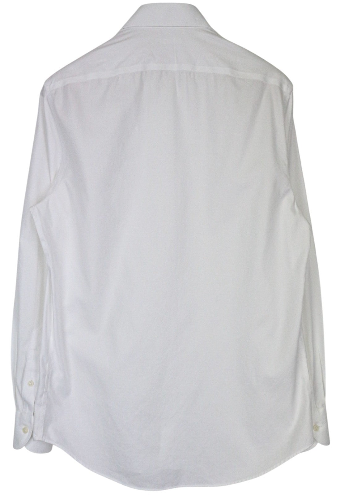 SUITSUPPLY Traveller Men's Formal Shirt 39/15 1/2 Slim White Cotton Button-Up