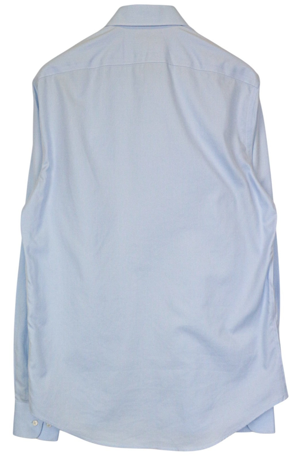 SUITSUPPLY Men's Formal Shirt 41L/16L Slim Blue Pure Cotton Button-Up Twill