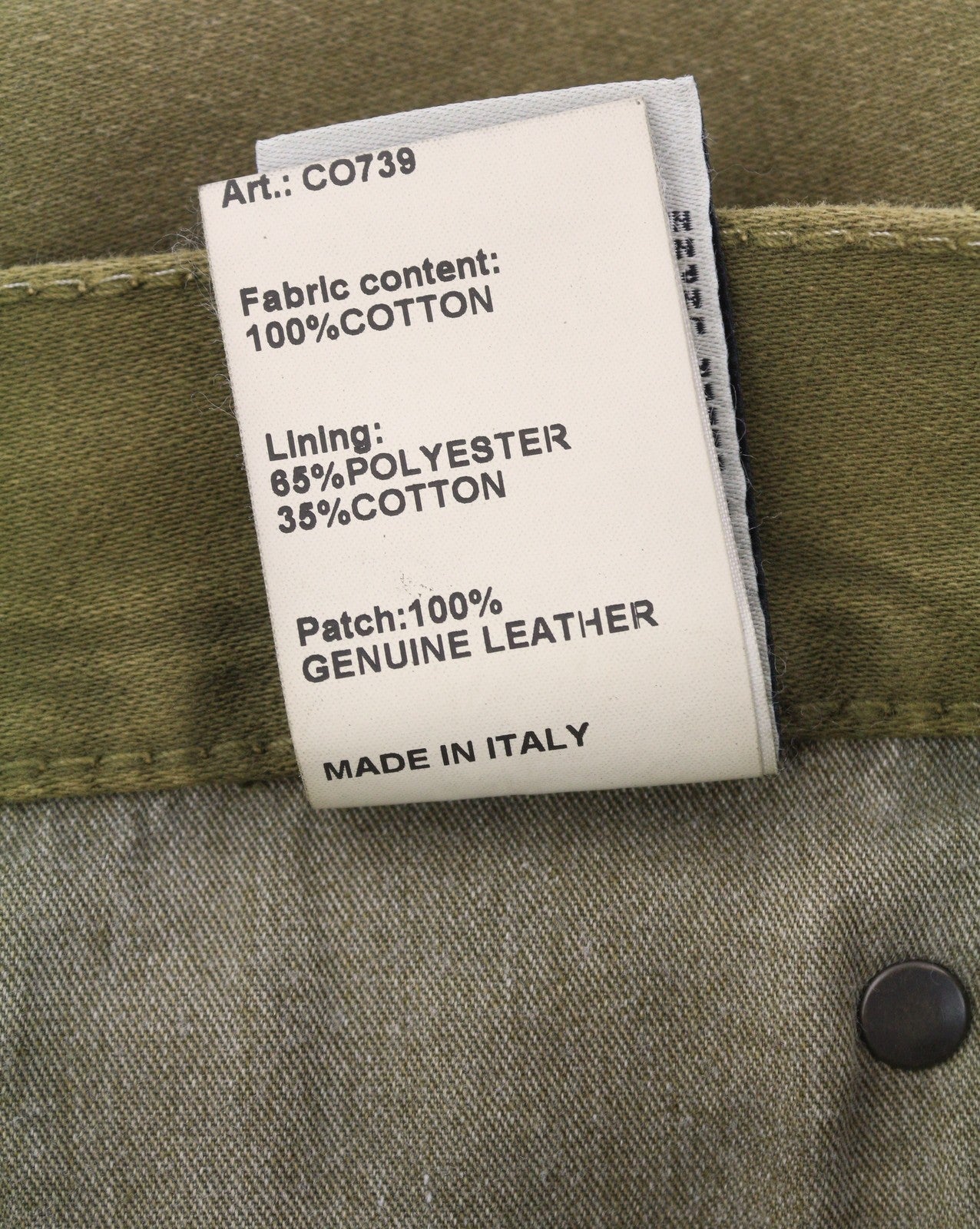 R13 Boyfriend Women Jeans 30 Olive Garment Dyed Moleskin Cropped Faded FW25