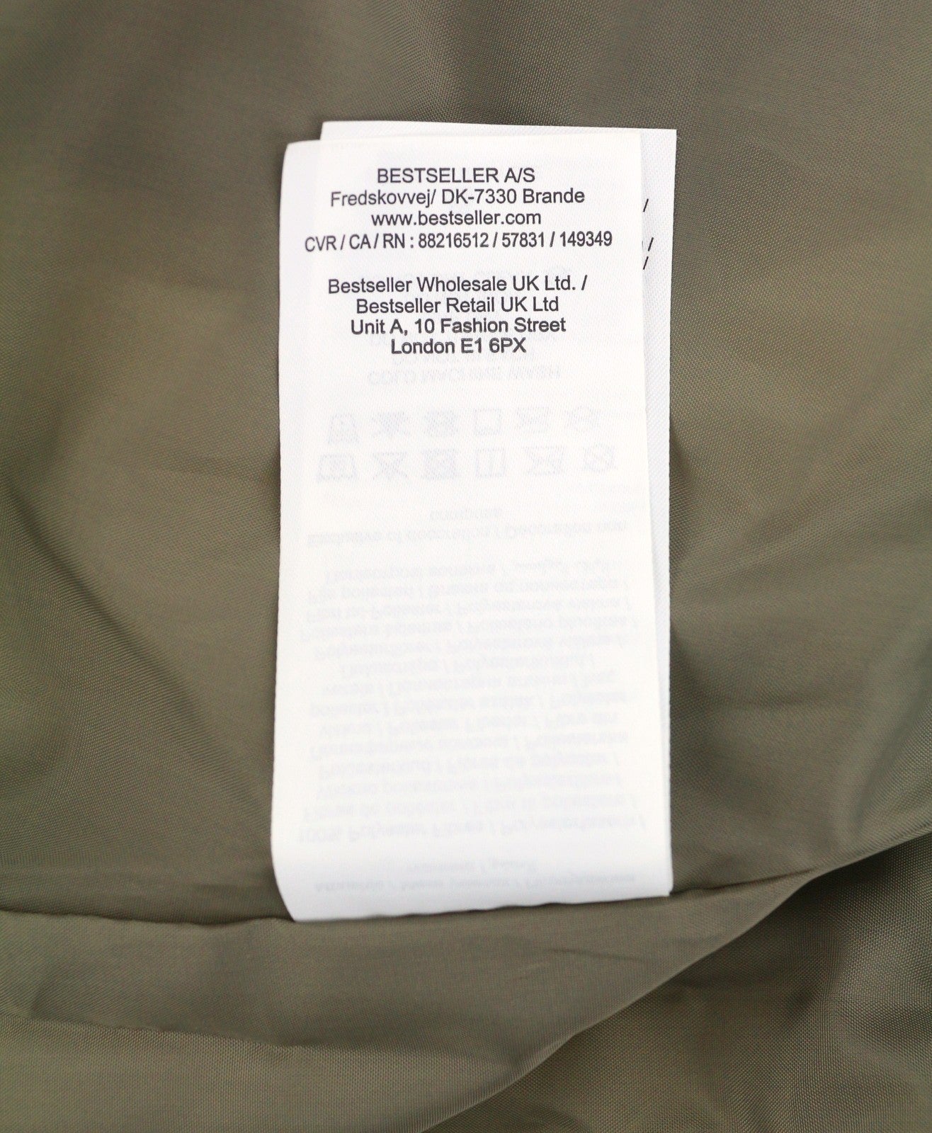 JJXX Jack&Jones Saga Nylon Quilted Women Jacket L Brindle Oversized Hidden Hood