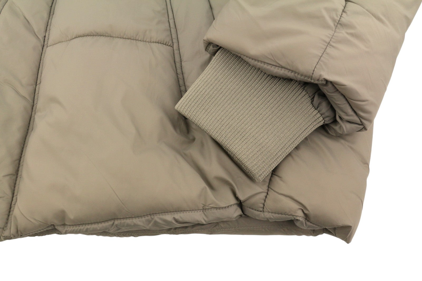 JJXX Jack&Jones Saga Nylon Quilted Women Jacket L Brindle Oversized Hidden Hood