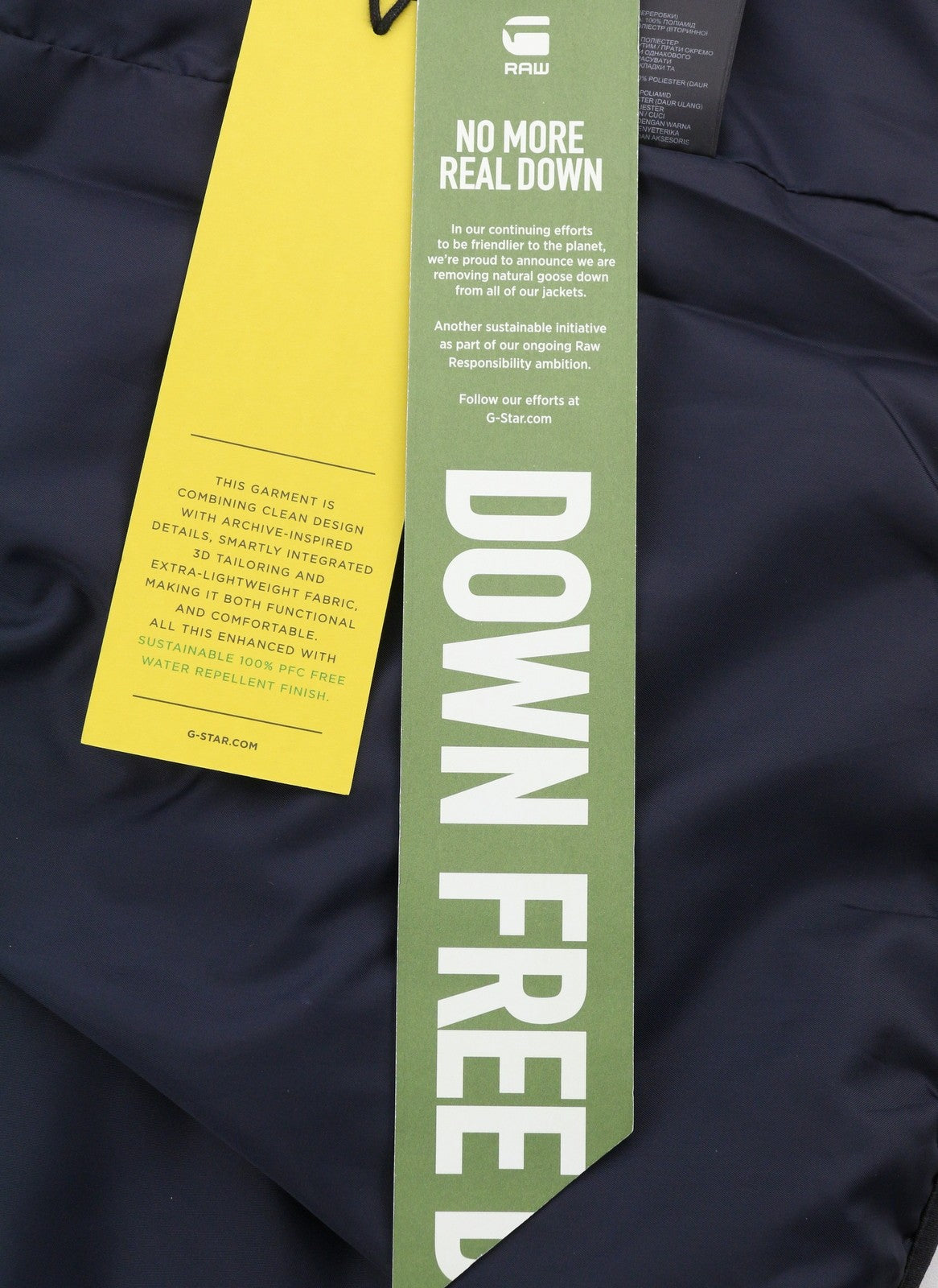 G-STAR Lt Wt Quilted Men Jacket XS Dark Blue Padded Quilted High Neck Full Zip