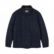 MUSTANG Daniel Quilted SJ Men Jacket 2XL Dark Blue Quilted Spread Neck Snaps