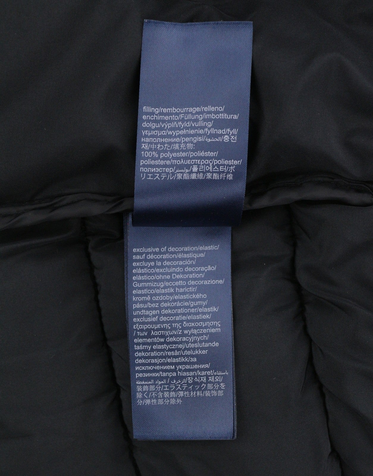 TOMMY HILFIGER Flag Back Alaska Puffer Men Jacket XL Dark Navy Padded RRP279