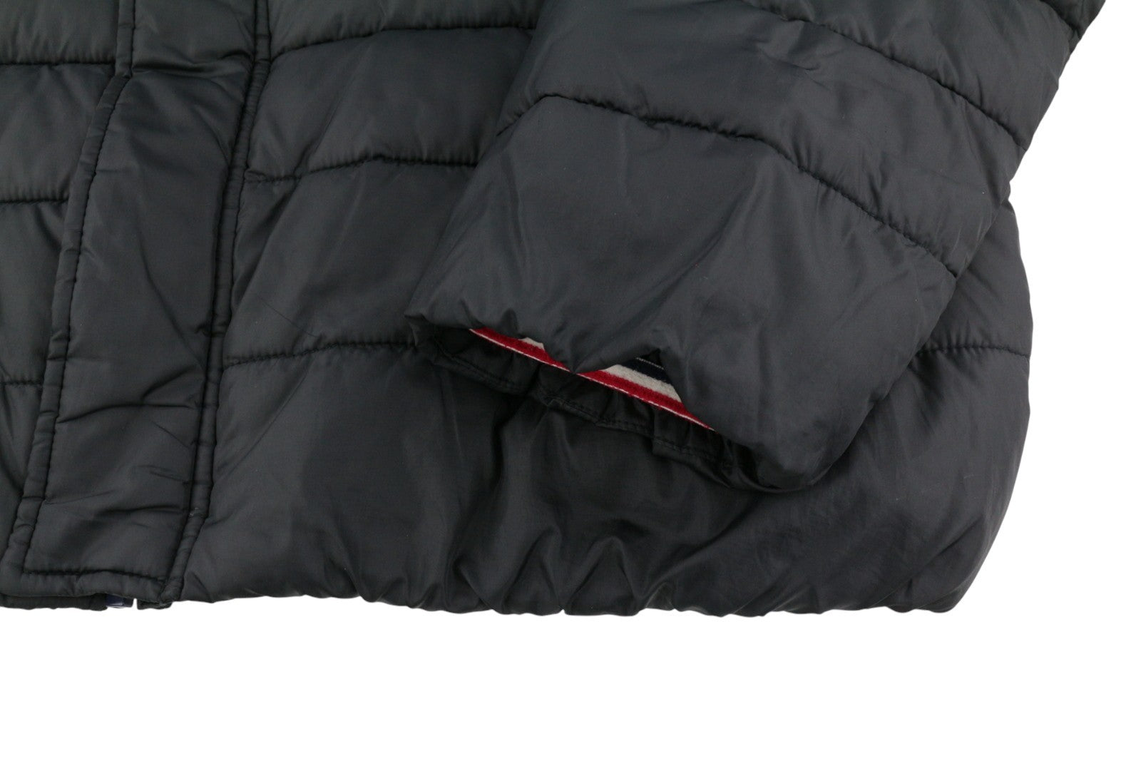 TOMMY HILFIGER Flag Back Alaska Puffer Men Jacket XL Dark Navy Padded RRP279