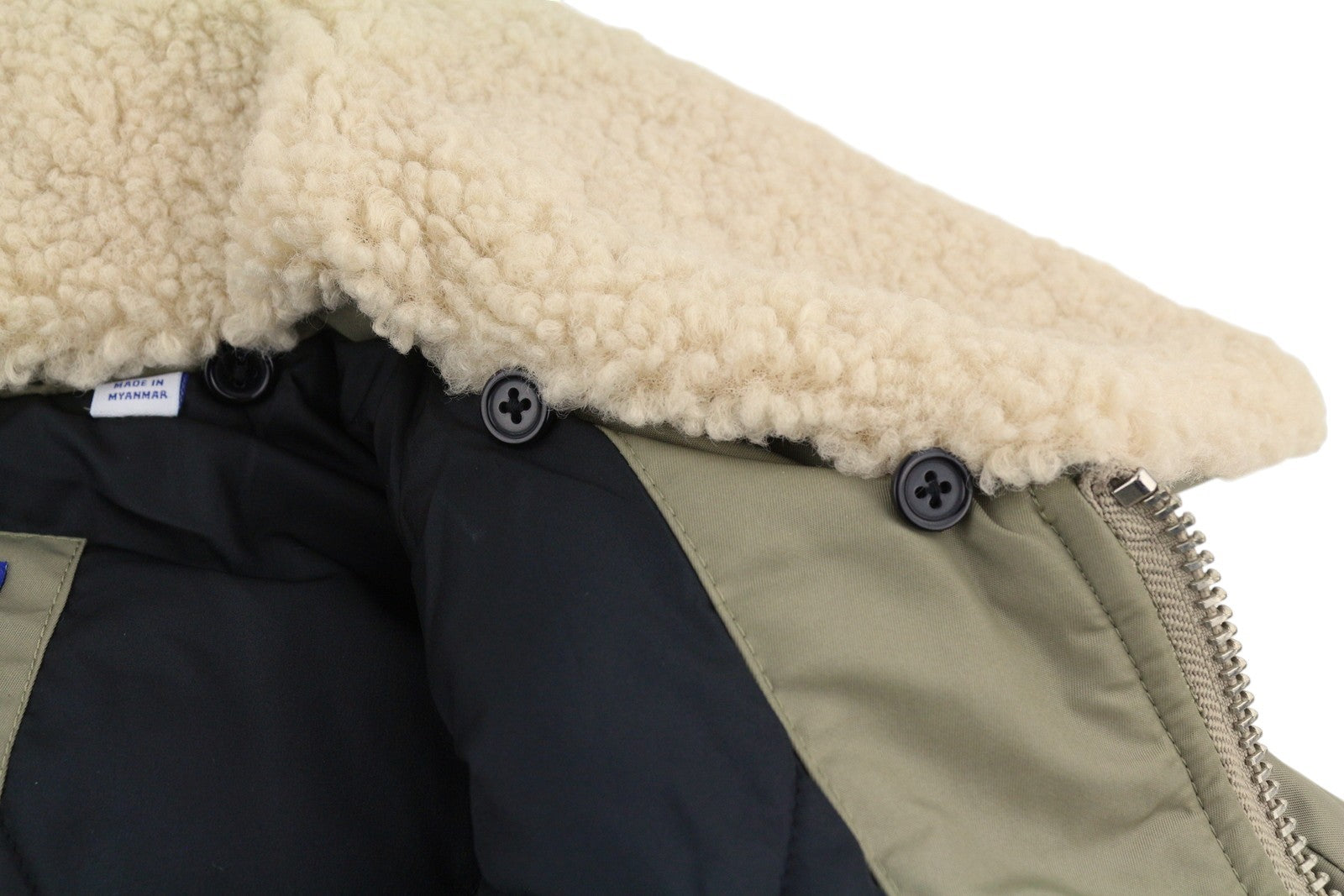 JACK & JONES Jorqueens Bomber Men Jacket M Silver Sage Oversized Padded Full Zip