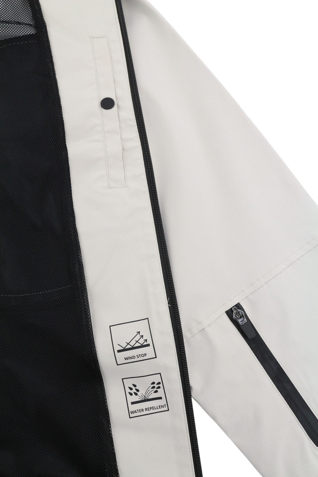 S.OLIVER Men Jacket 2XL Light Grey Mesh Lined Hooded Full Zip Lightweight