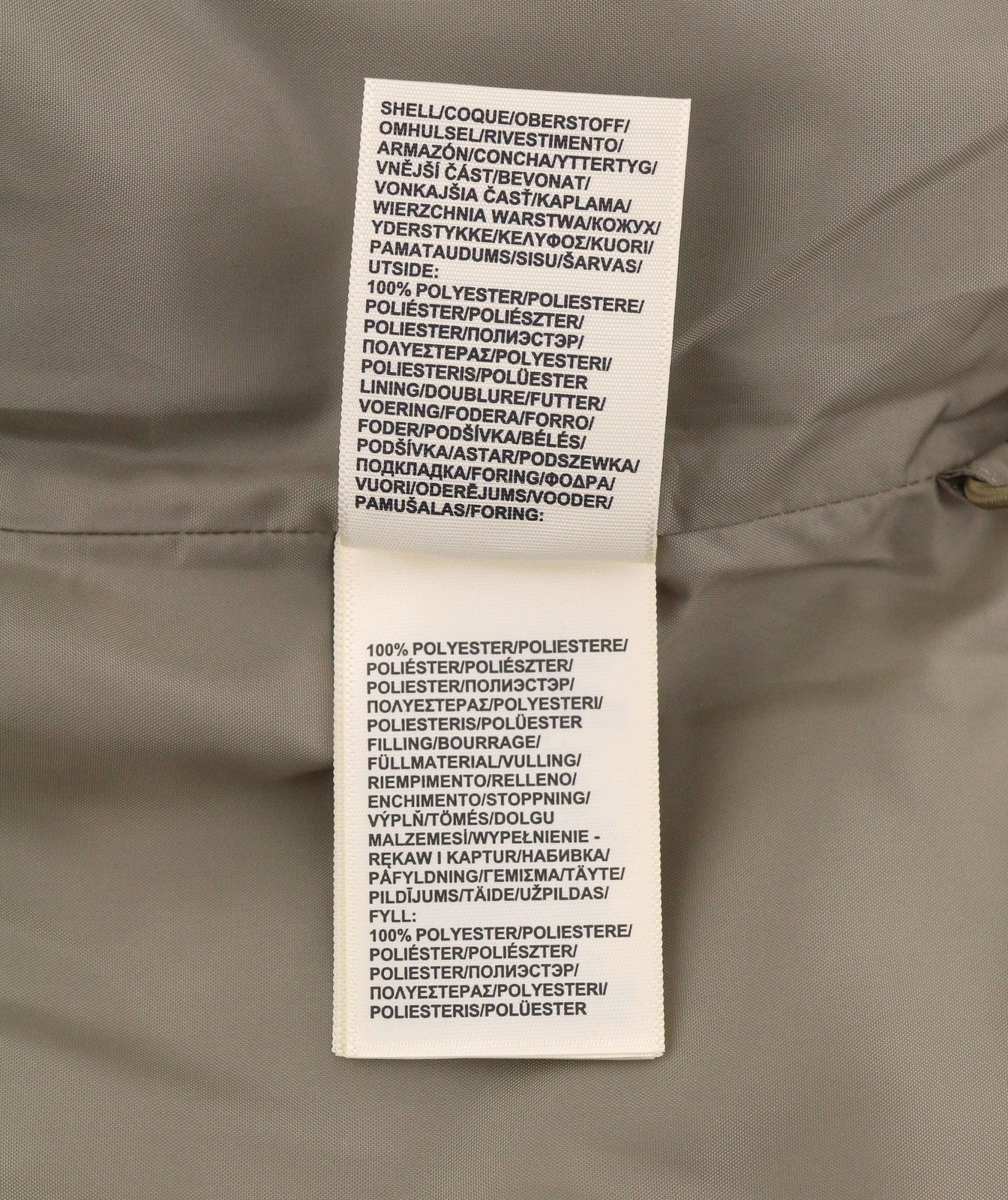 WRANGLER Men Jacket S Beige Quilted Padded Full Zip Lined Bomber