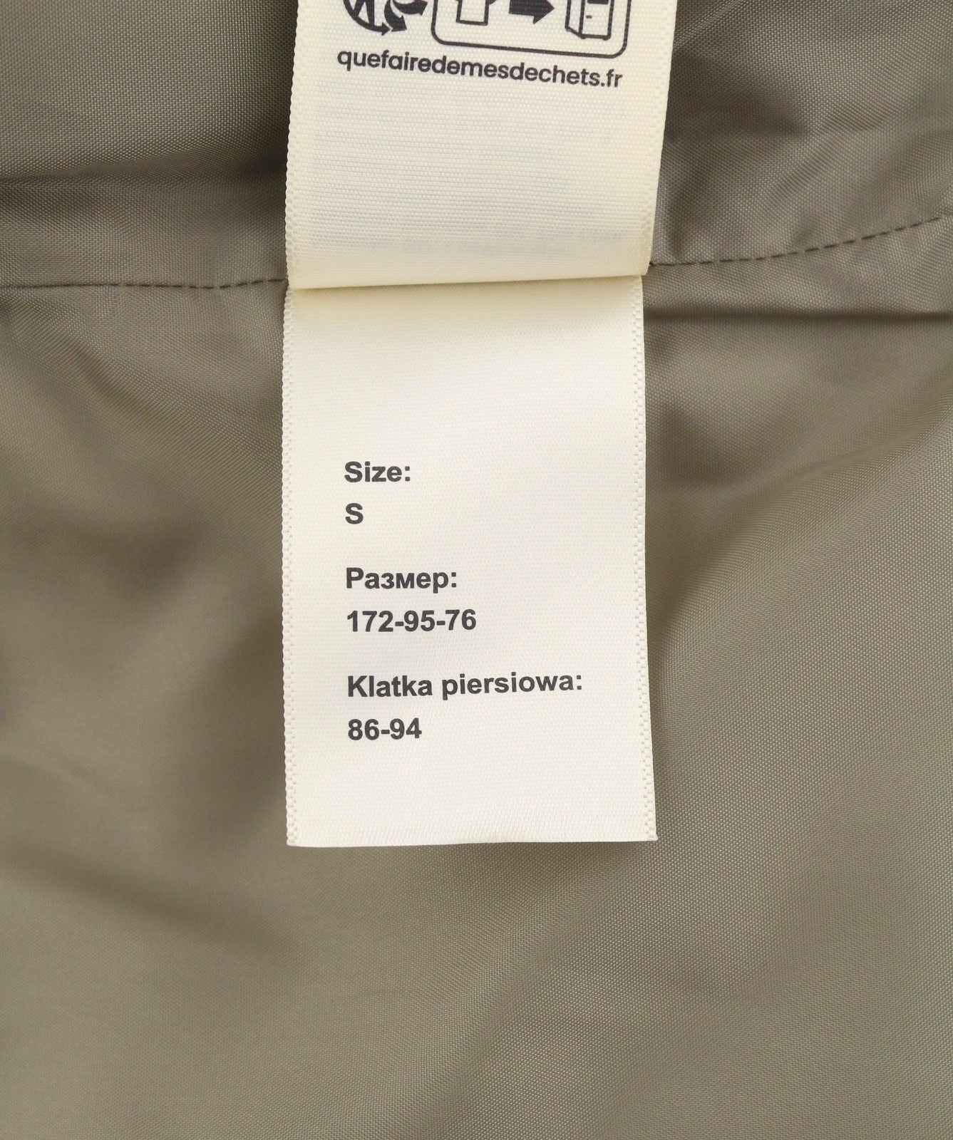 WRANGLER Men Jacket S Beige Quilted Padded Full Zip Lined Bomber