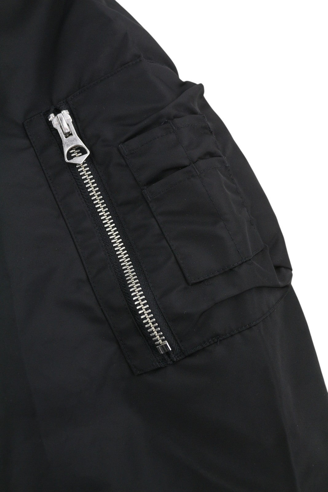 JACK & JONES Jorqueens Bomber Men Jacket M Black Oversized Padded Full Zip