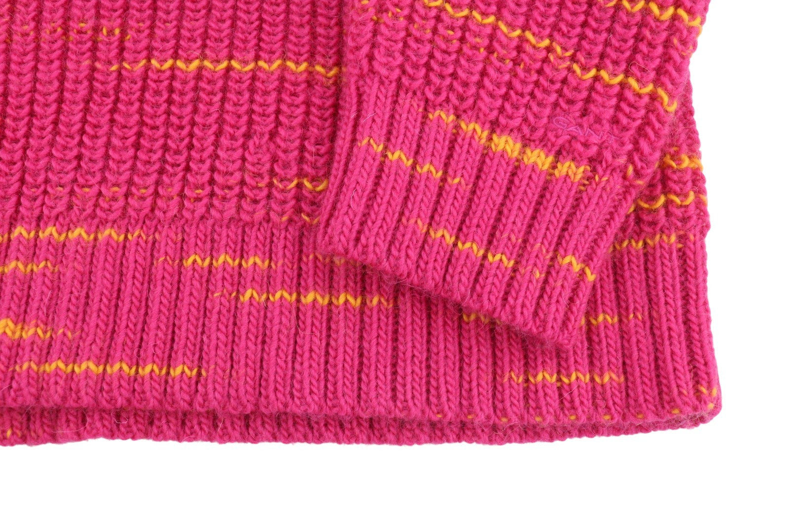 GANT Multicolor TurtleNneck Women Jumper XL Peacock Pink Wool Knit Pullover