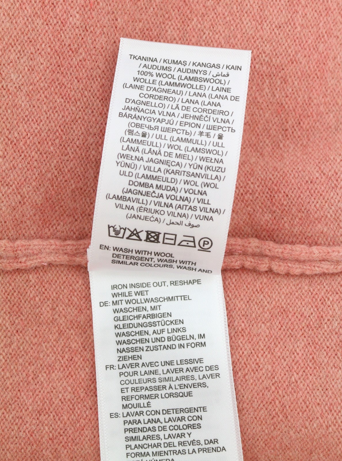 GANT Superfine Lambswool C-Neck Women Jumper XL Terracotta Pink Melange Pullover