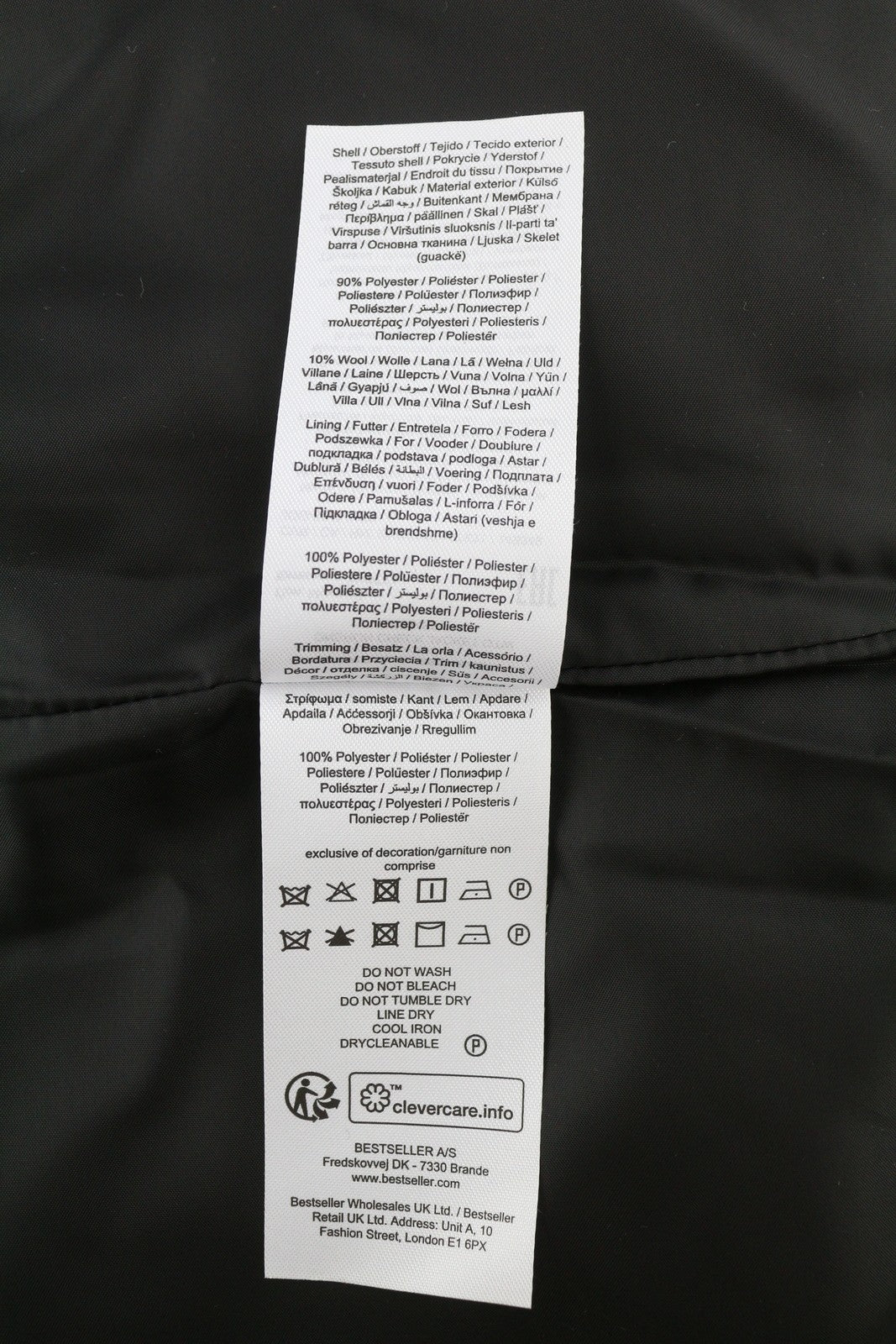 ONLY & SONS Ron Check Men Coat S Red Wool Blend Plaid Sherpa Neck Full Zip