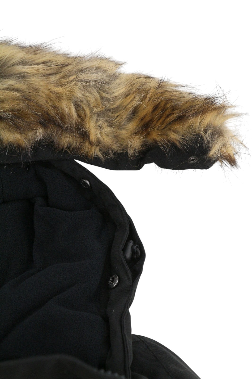 MAZINE Calgary Parka Women Jacket S Black Padded Hooded Mid-Length