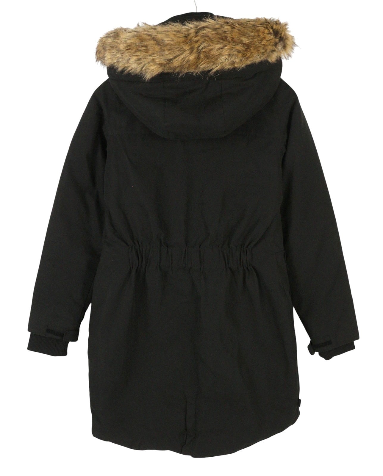 MAZINE Calgary Parka Women Jacket S Black Padded Hooded Mid-Length