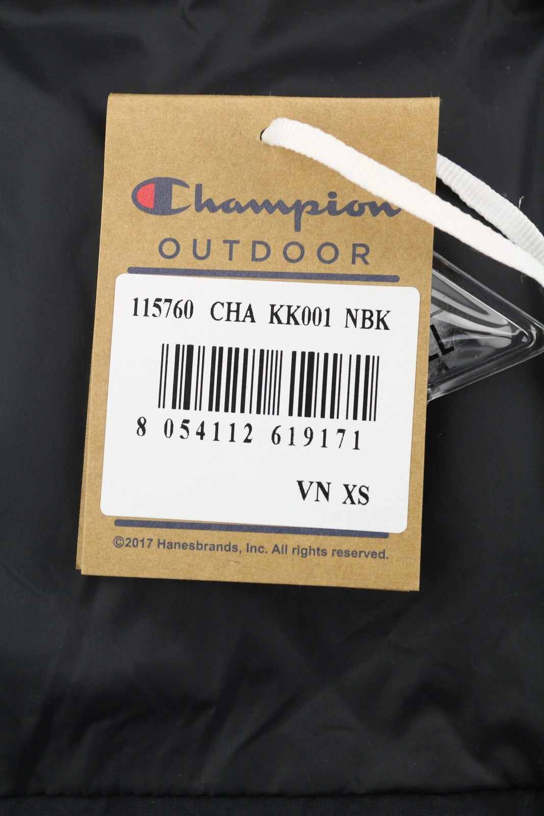 CHAMPION Women Waistcoat XS Black Tech Fill Padded Quilted High Neck Zipper