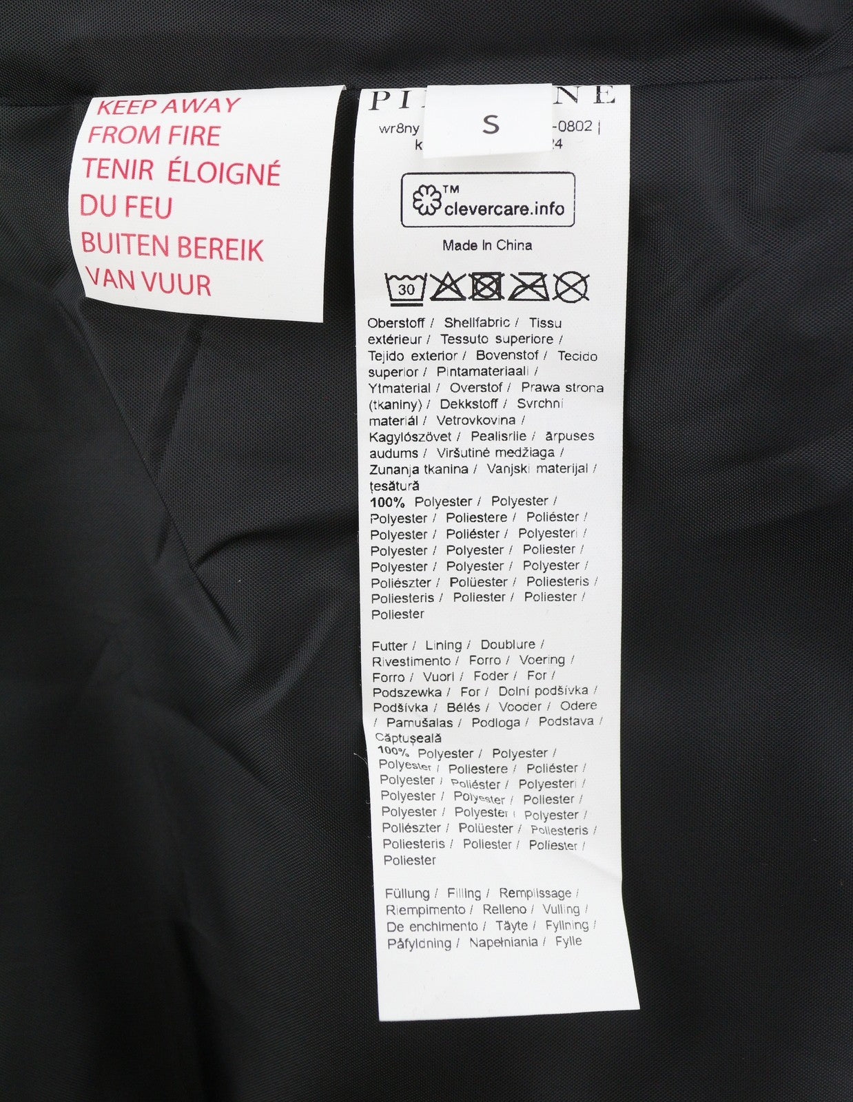 PIER ONE Women Jacket S Dark Blue Padded Hooded Quilted Lined