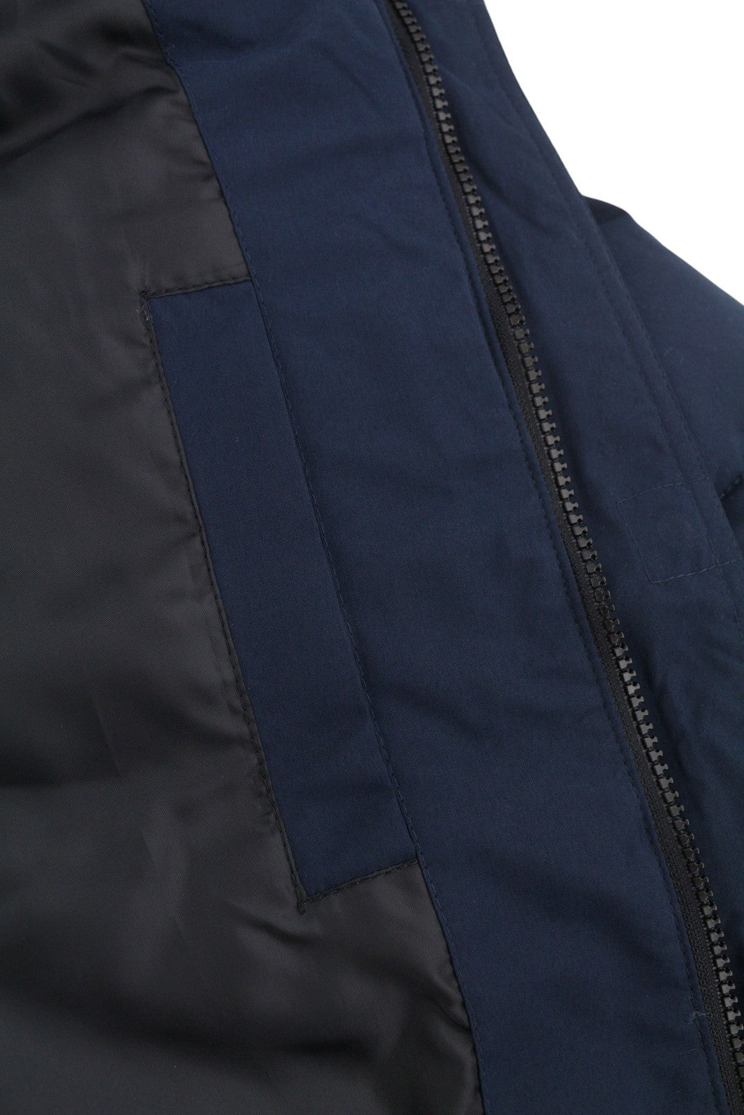 PIER ONE Women Jacket S Dark Blue Padded Hooded Quilted Lined