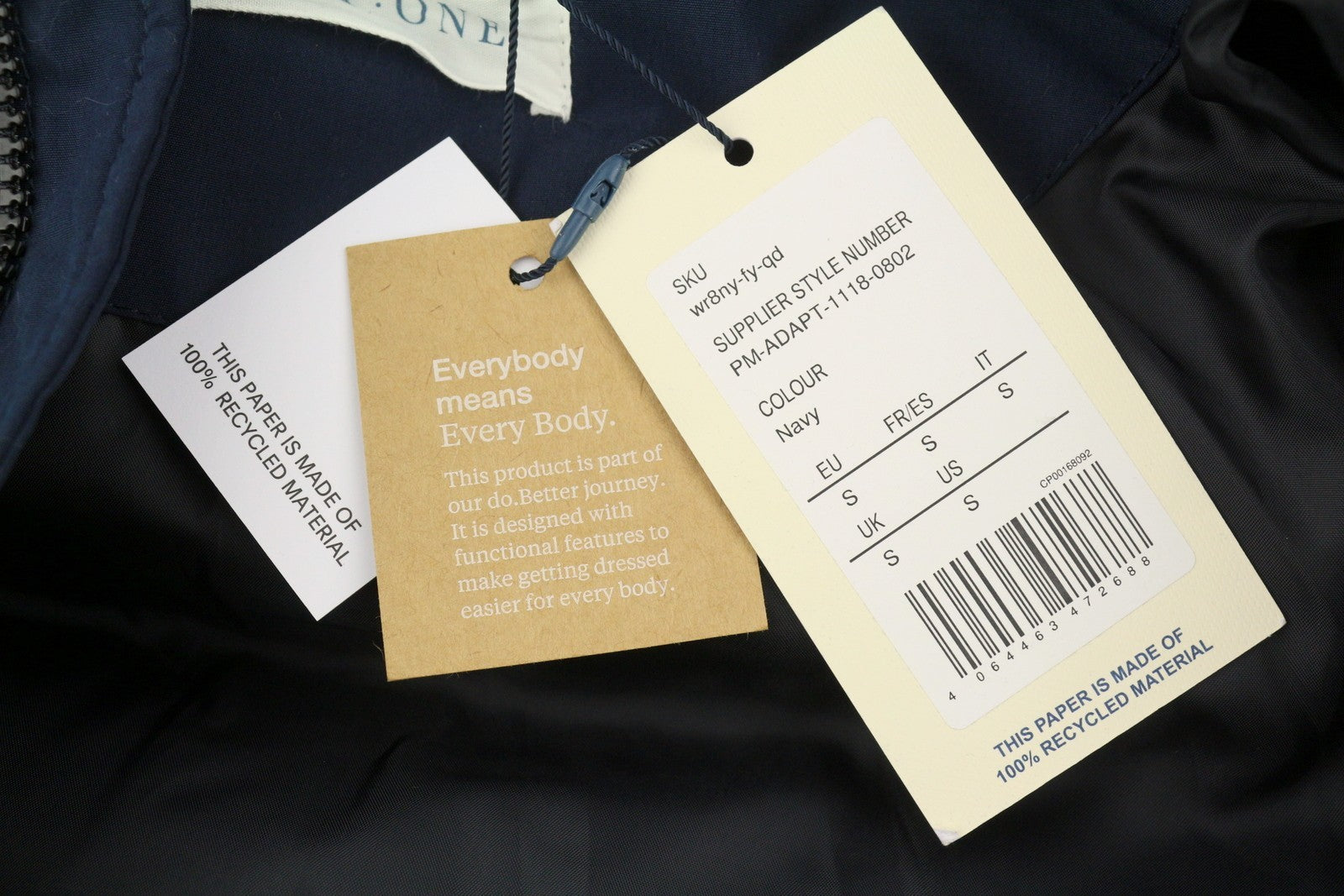 PIER ONE Women Jacket S Dark Blue Padded Hooded Quilted Lined