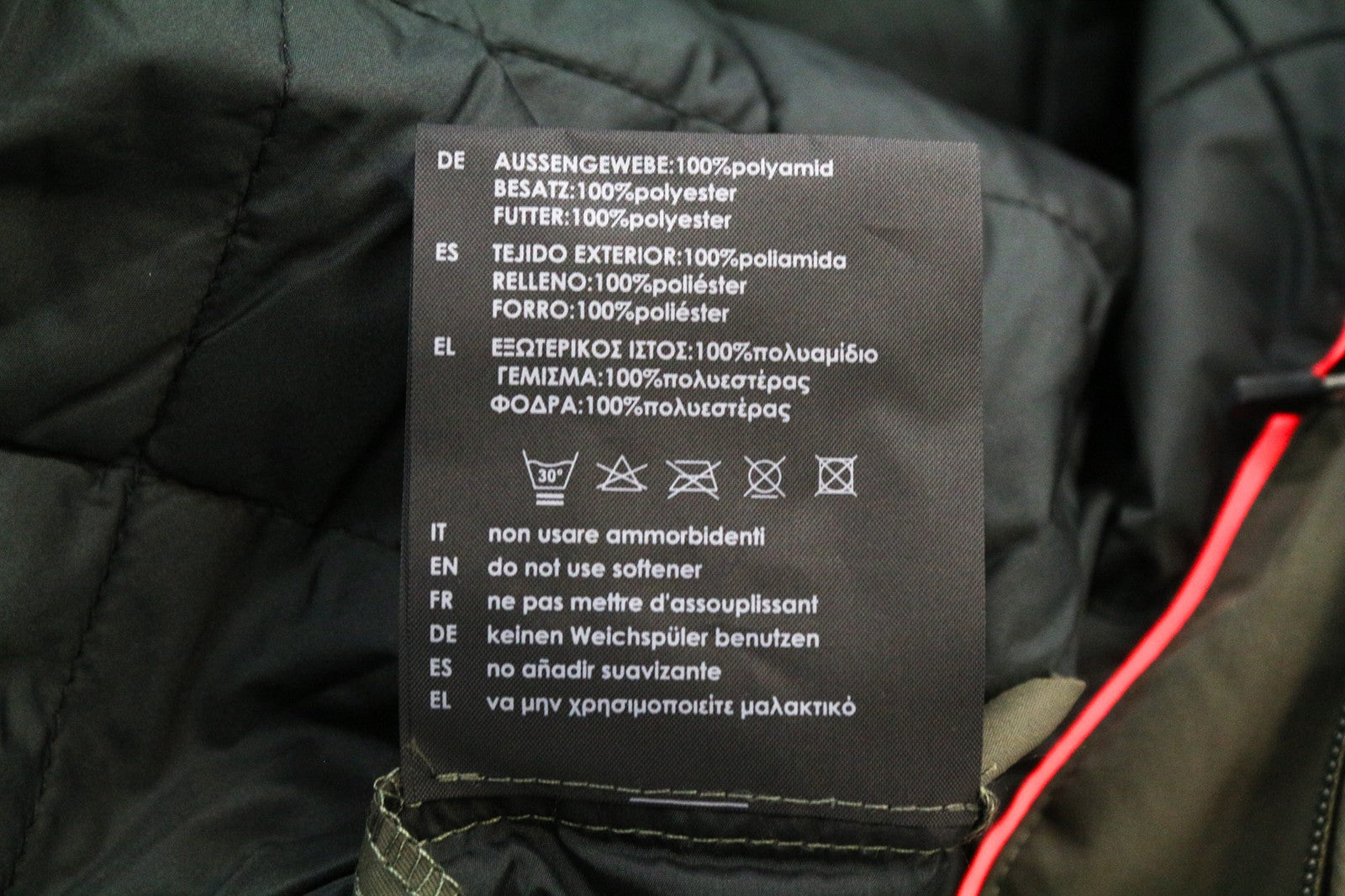 TUCANO URBANO Task Men's Jacket IT46 Dark Green Waterproof Windproof Moto