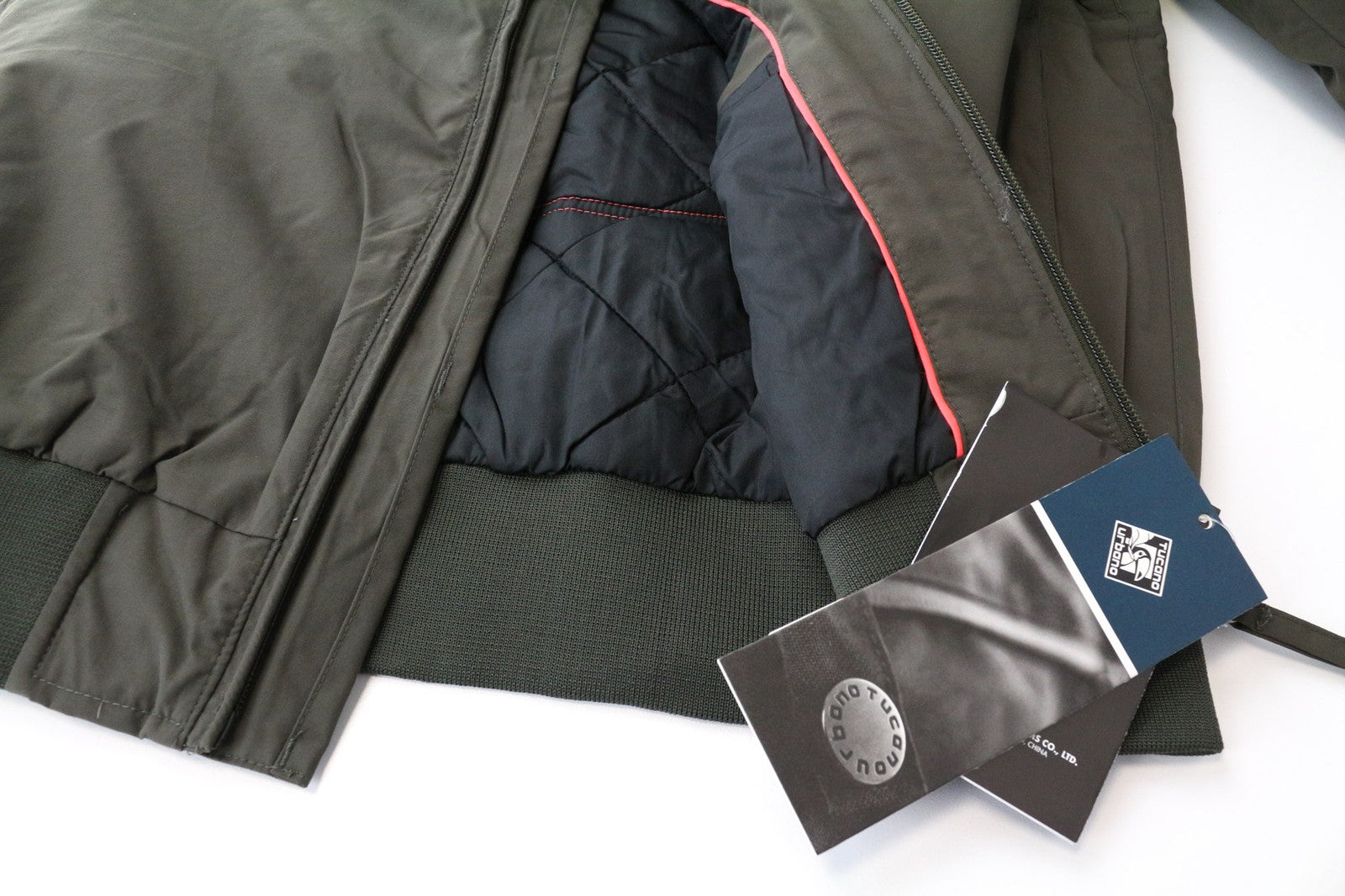 TUCANO URBANO Task Men's Jacket IT46 Dark Green Waterproof Windproof Moto