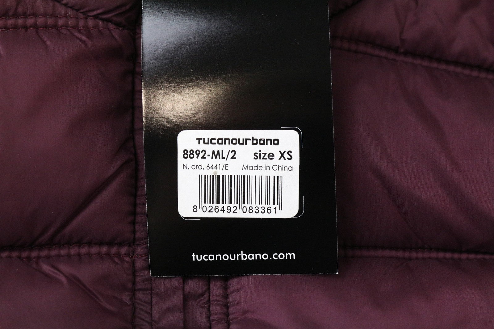 TUCANO URBANO Hot Dan Women's Waistcoat IT38 Burgundy Padded Breathable Vest