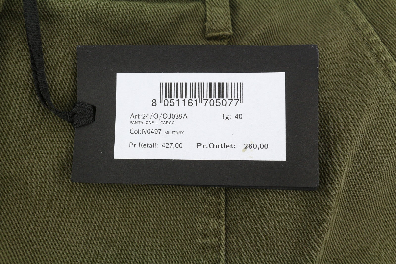 BLUMARINE J. Cargo Women Trousers 40 Black Patch Pockets Loose Military RRP427