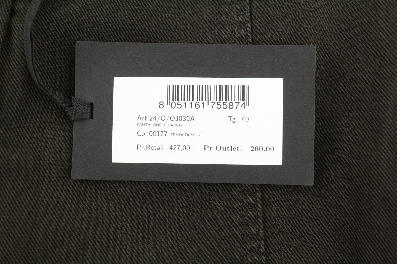 BLUMARINE J. Cargo Women Trousers 40 Black Patch Pockets Loose Zip Belt RRP427