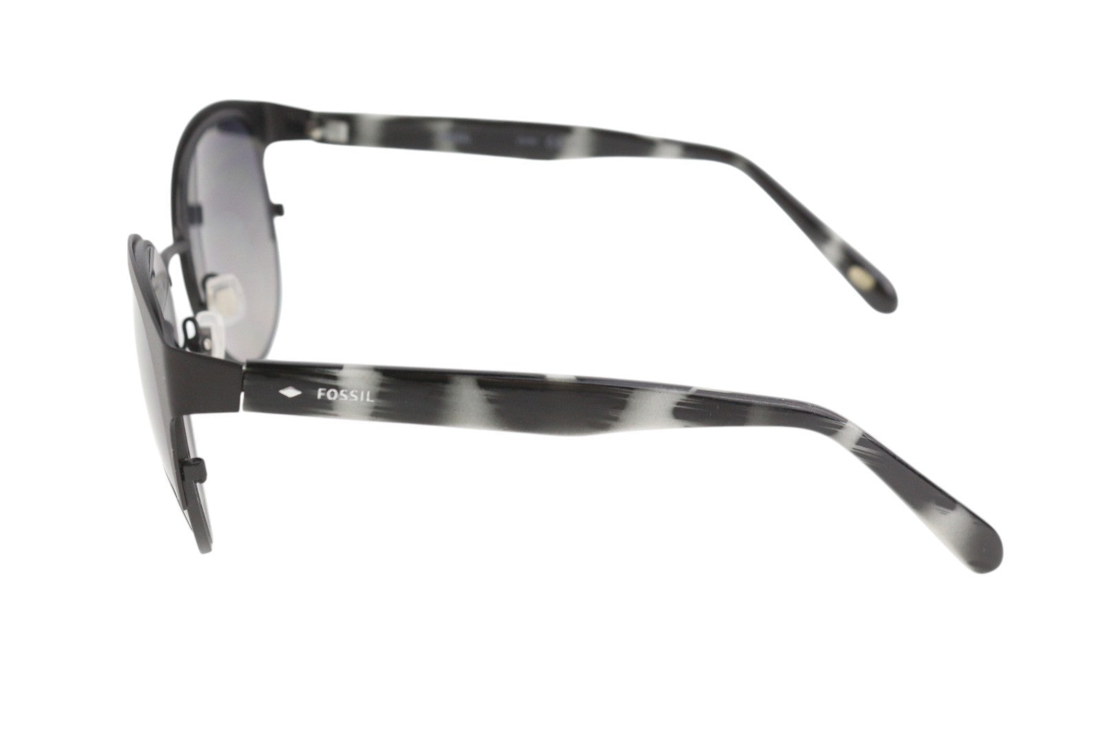 Fossil Women Sunglasses Patterned Frame Cat Eye 100% UV Protection