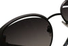 Black Other Fabric Sunglasses