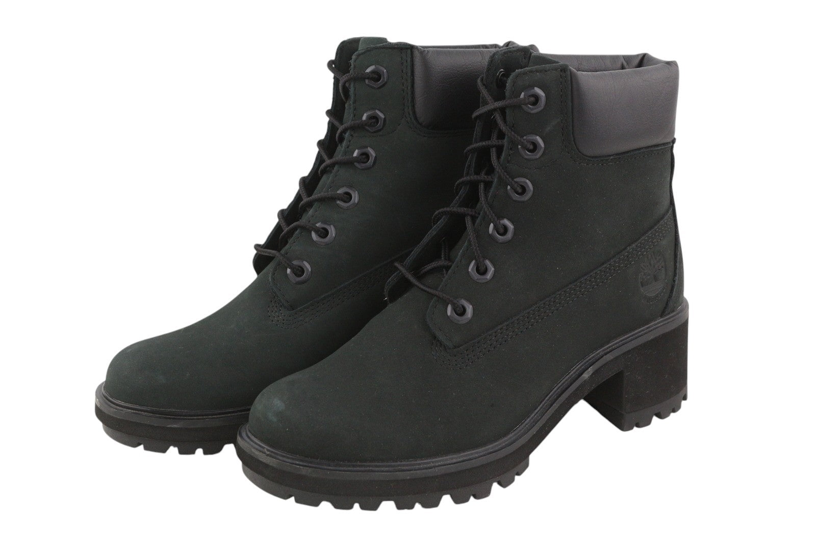 TIMBERLAND A25C4 Women's Boots EU37/38 Black Leather Waterproof Heeled Ankle