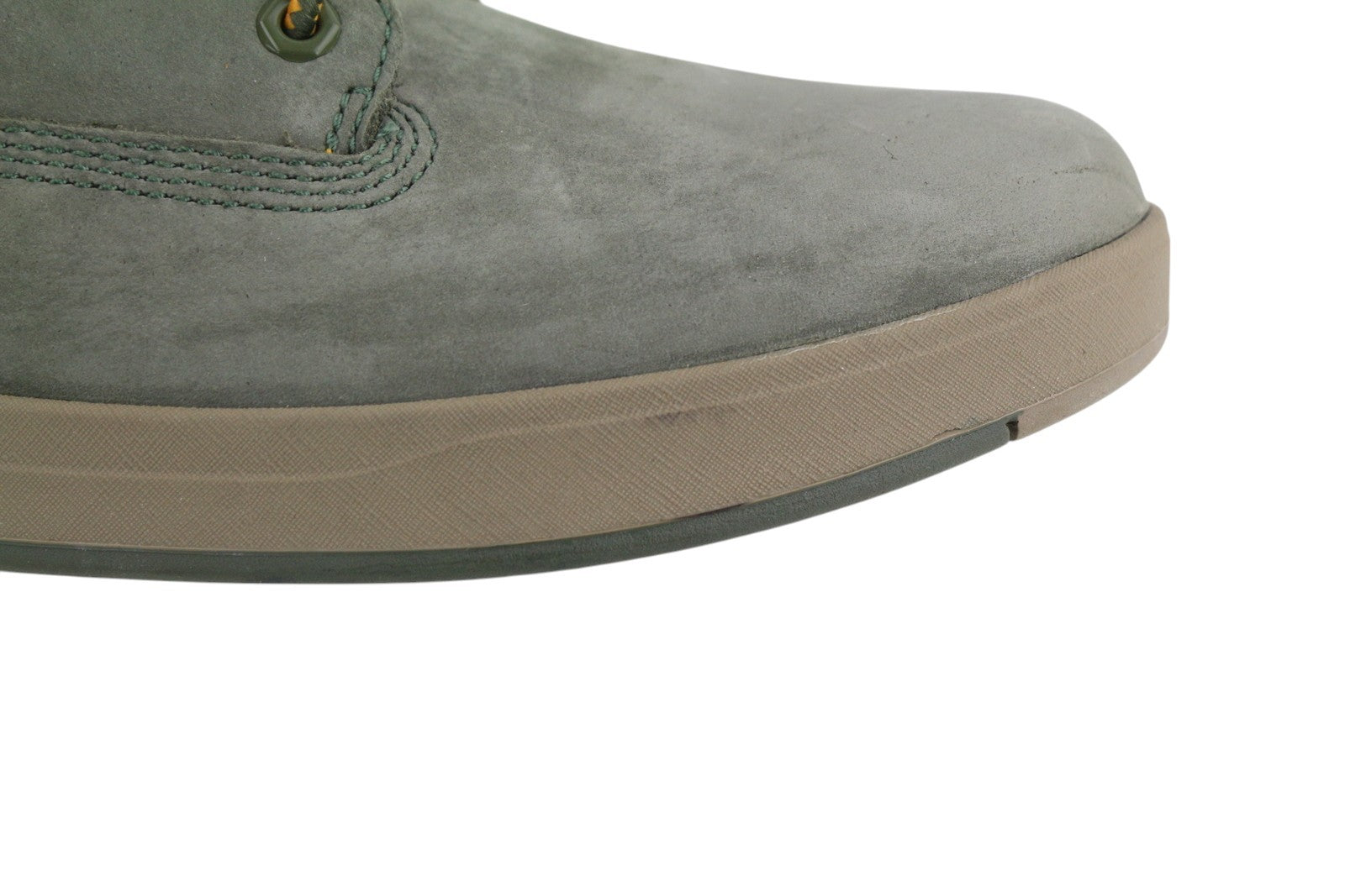 TIMBERLAND A2MGR Boy's Boots EU38/39 Grey Leather Lace Up Mid Top Non Marking