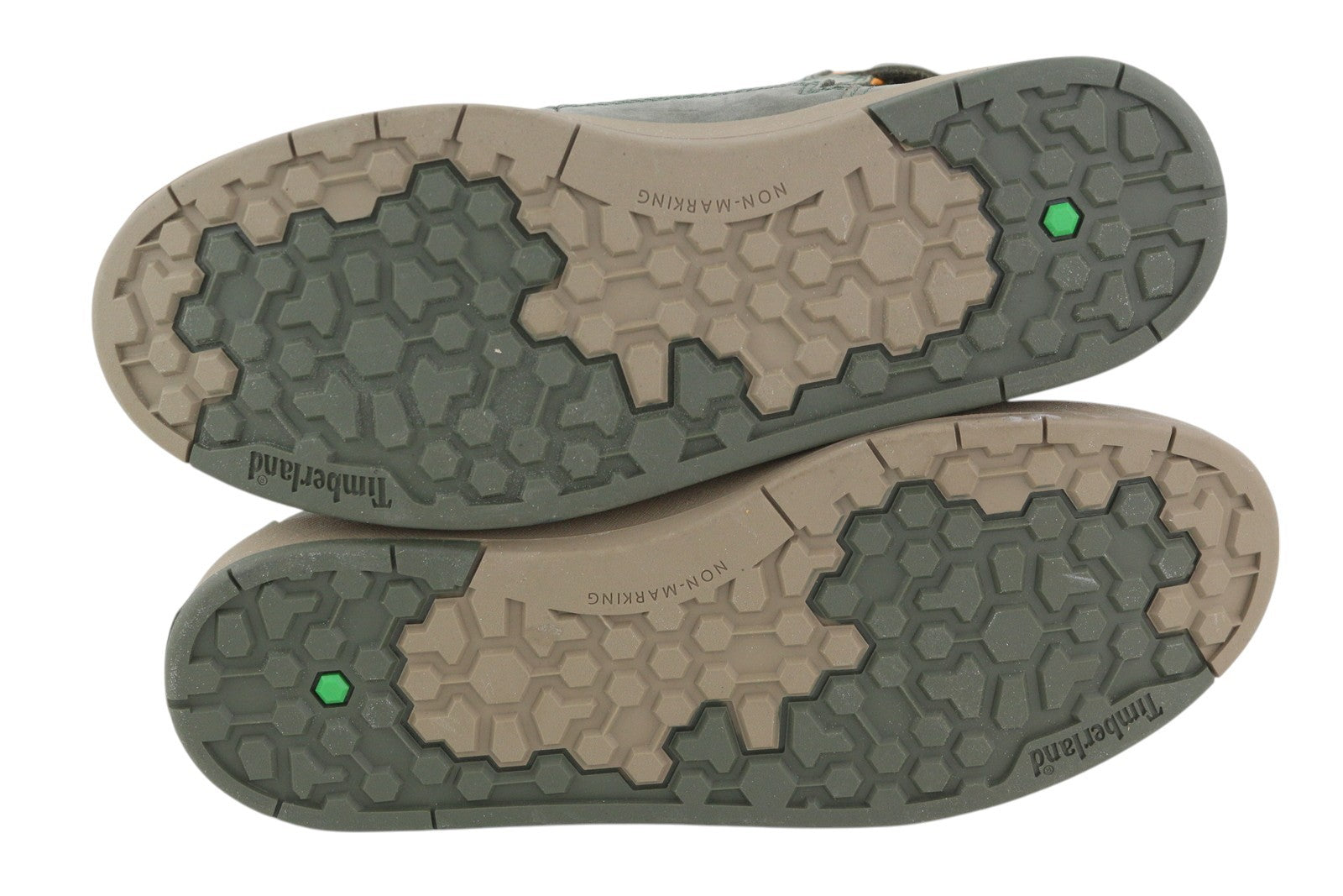 TIMBERLAND A2MGR Boy's Boots EU38/39 Grey Leather Lace Up Mid Top Non Marking