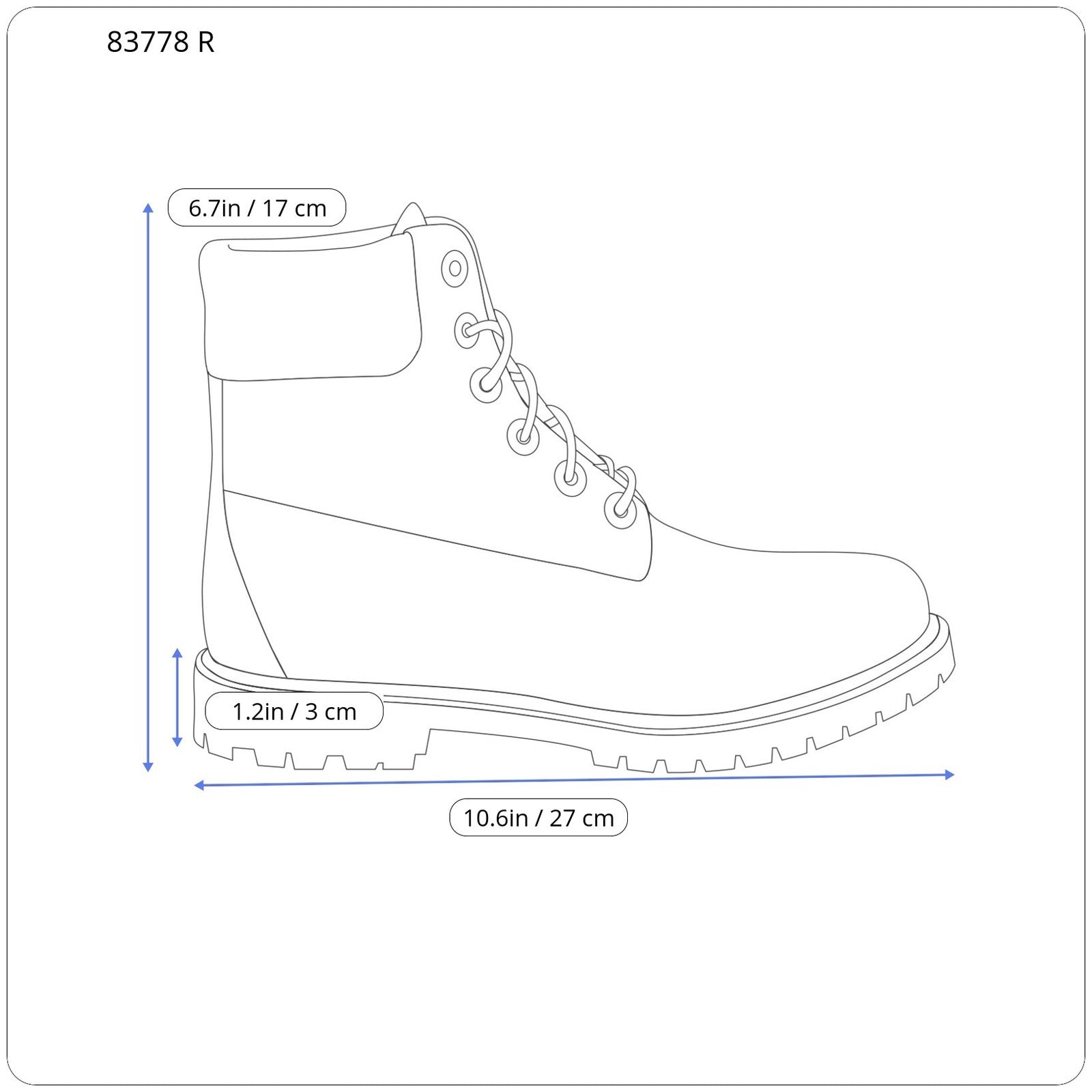 TIMBERLAND A2JQH Women's Boots EU37/38 White Leather Lace GreenStride ReBOTL