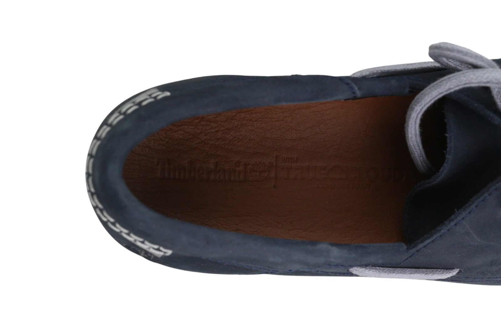 TIMBERLAND A416H Men's Shoes EU40/41 Navy Leather Boat Slip On True Cloud