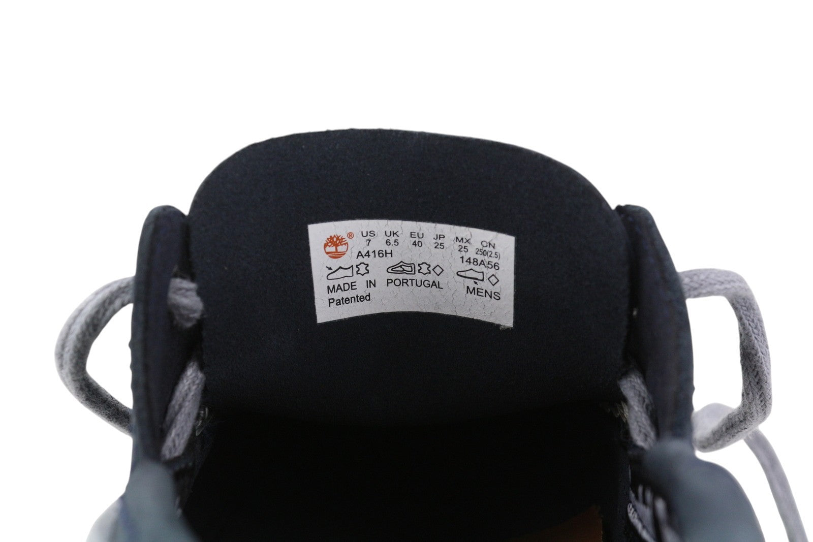 TIMBERLAND A416H Men's Shoes EU40/41 Navy Leather Boat Slip On True Cloud