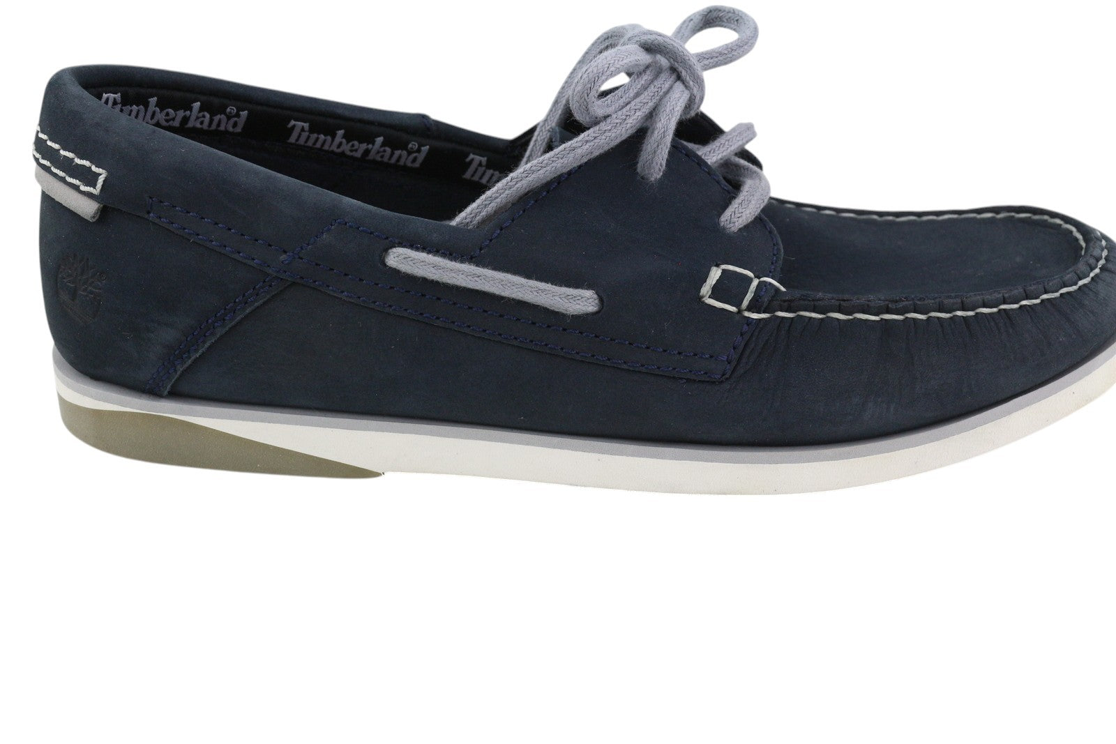 TIMBERLAND A416H Men's Shoes EU40/41 Navy Leather Boat Slip On True Cloud