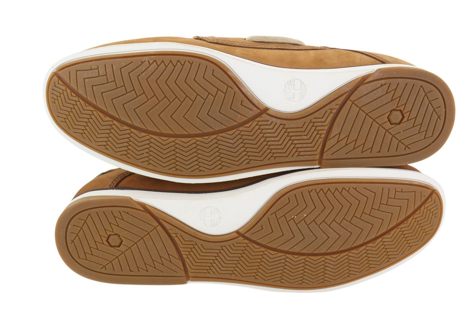 TIMBERLAND A4161 Men's Shoes EU41.5 Brown Leather Boat Slip On Cloud Cushion