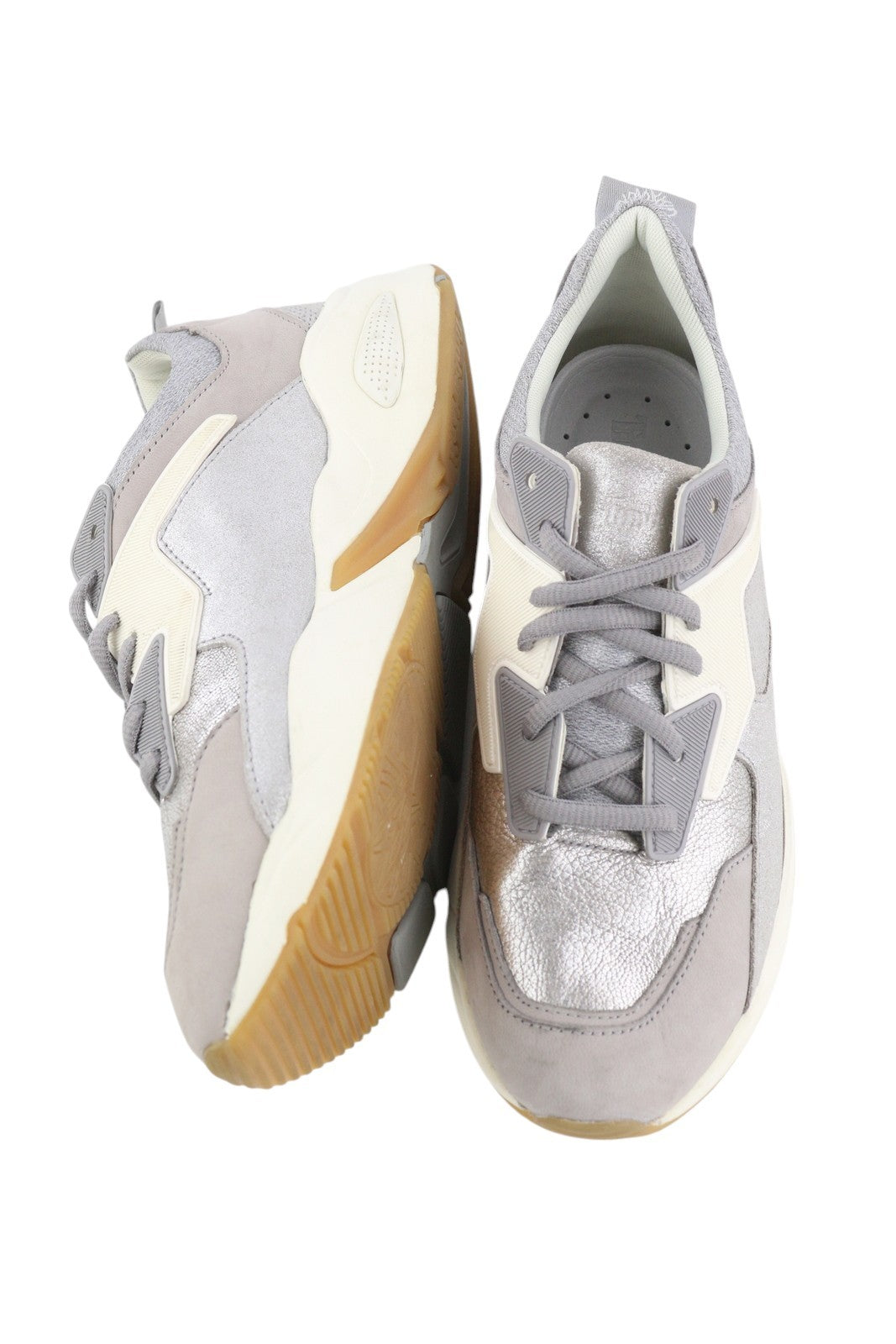 TIMBERLAND A1Y7J Men's Sneakers EU38 Grey Glossy Leather Almond Trainers