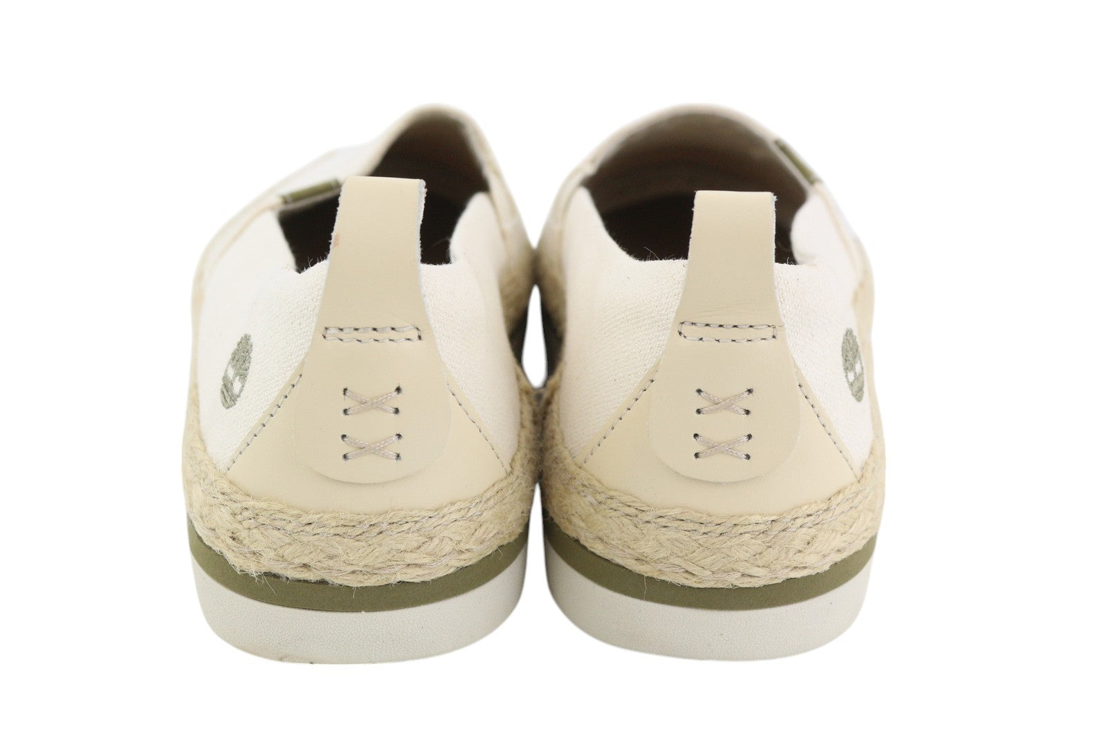 TIMBERLAND A24QW Women's Shoes EU38 Beige Light Espadrille Slip On Almond