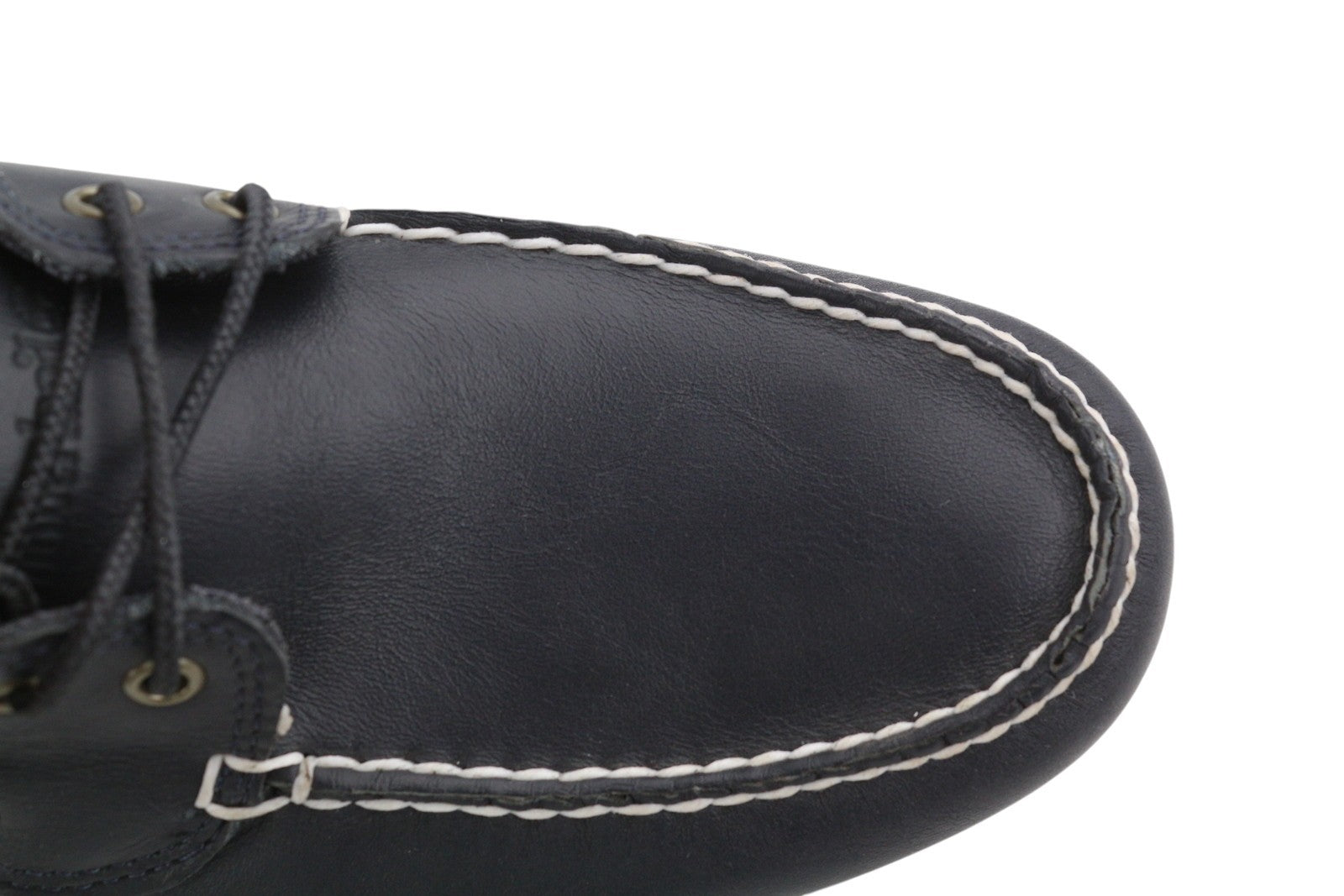 TIMBERLAND A199P Men's Shoes EU43.5/44.5 Black Leather Boat Lace Ortholite