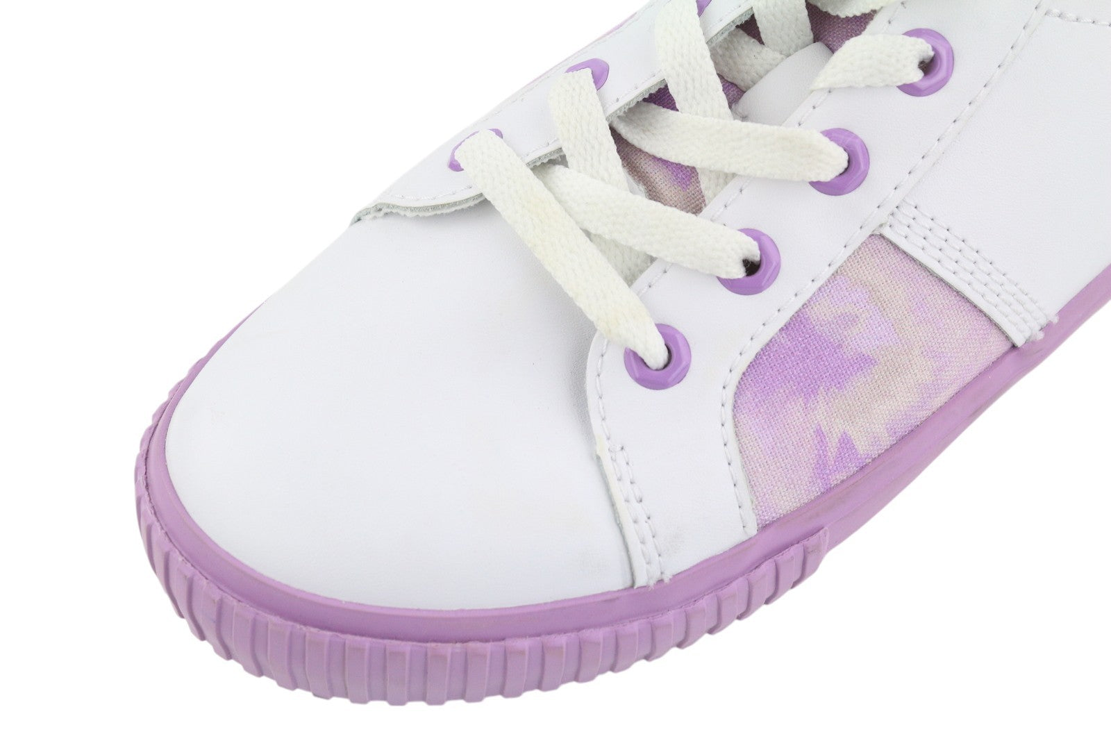 TIMBERLAND A2EPS Women's Sneakers EU38.5/39 White Purple Leather Lace Low